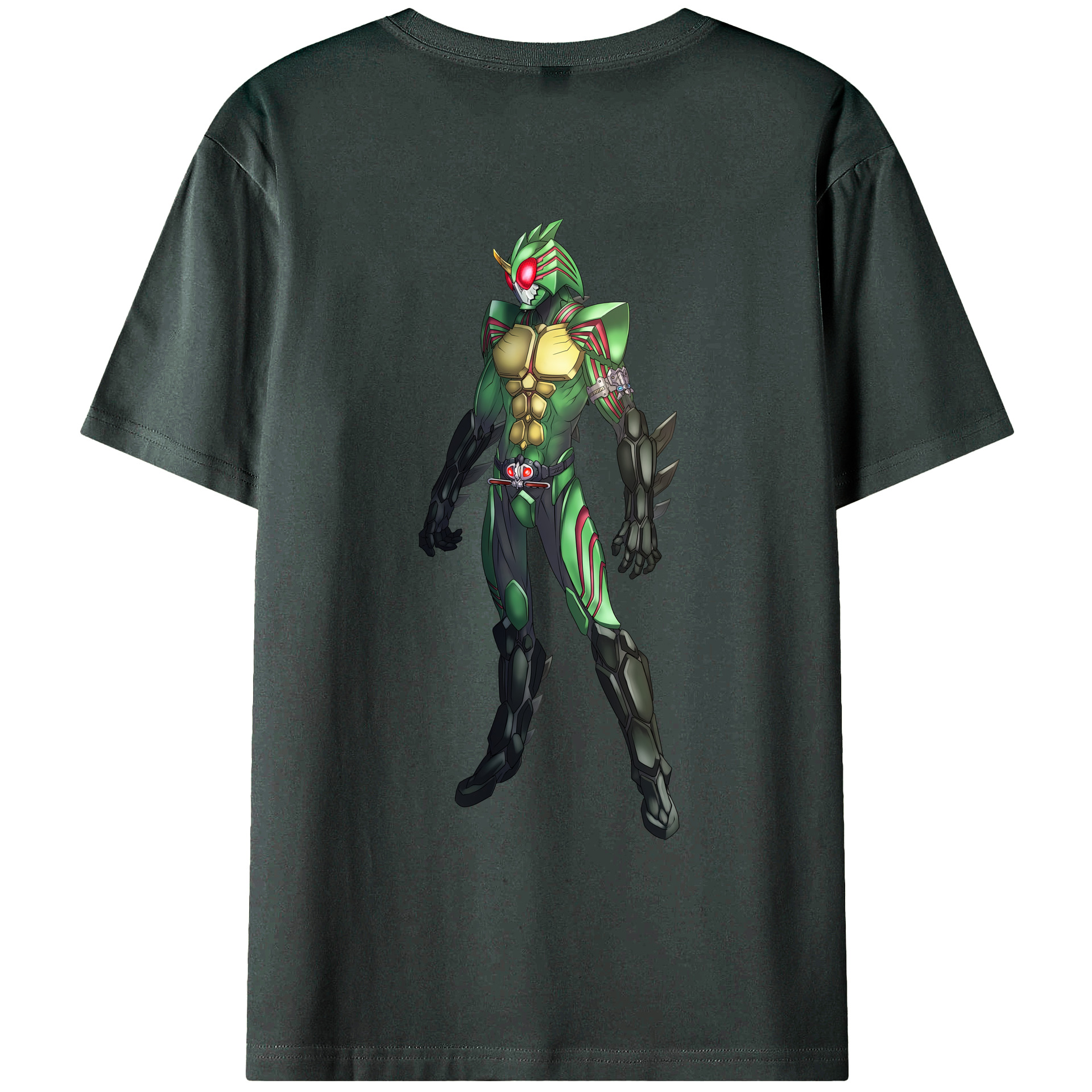 （画像用） ウルトラマン Ultraman 綿100％ メンズ半袖Tシャツ（バックプリント） 通気性